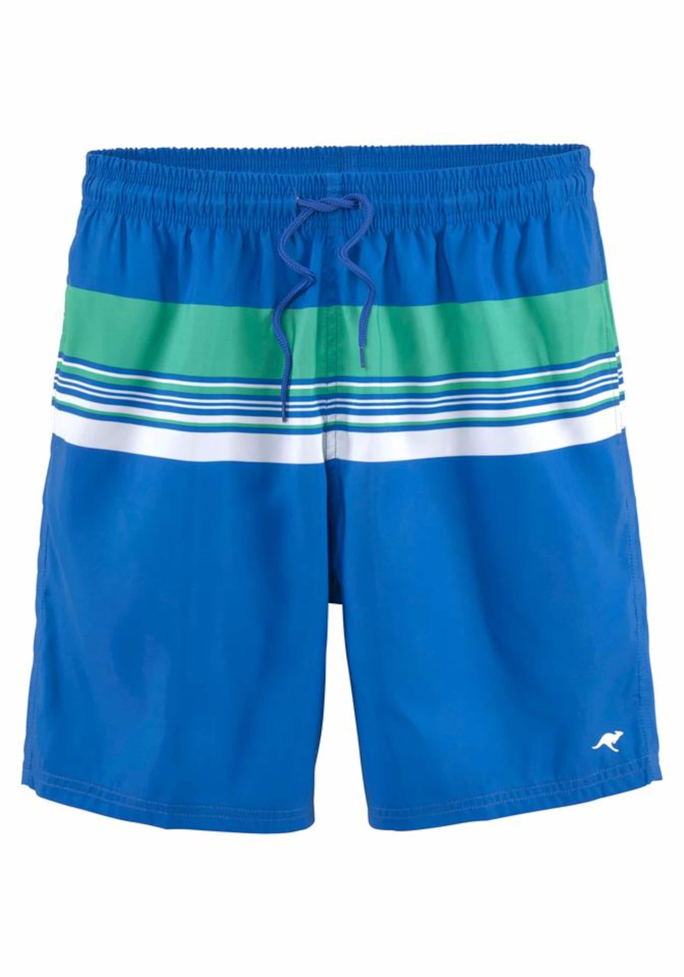 KangaROOS Board Shorts in Blue: front