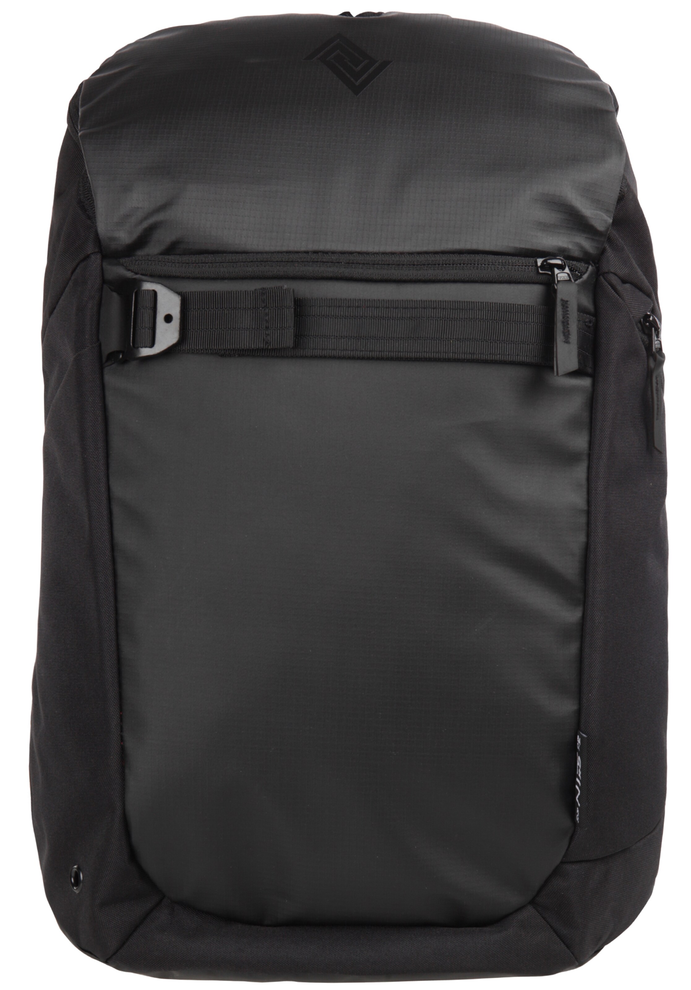 NitroBags Backpack in Black: front