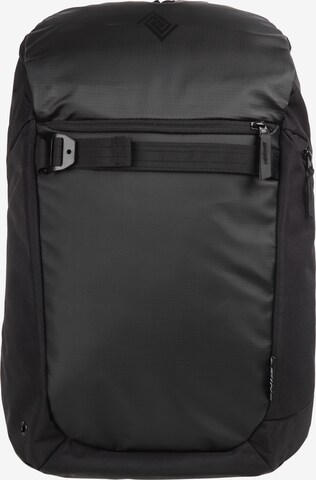 NitroBags Backpack in Black: front