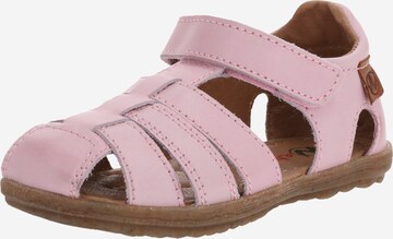 Chaussures ouvertes NATURINO en rose : devant