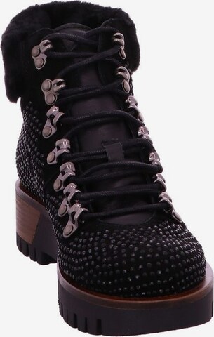 Alpe Lace-Up Ankle Boots in Black