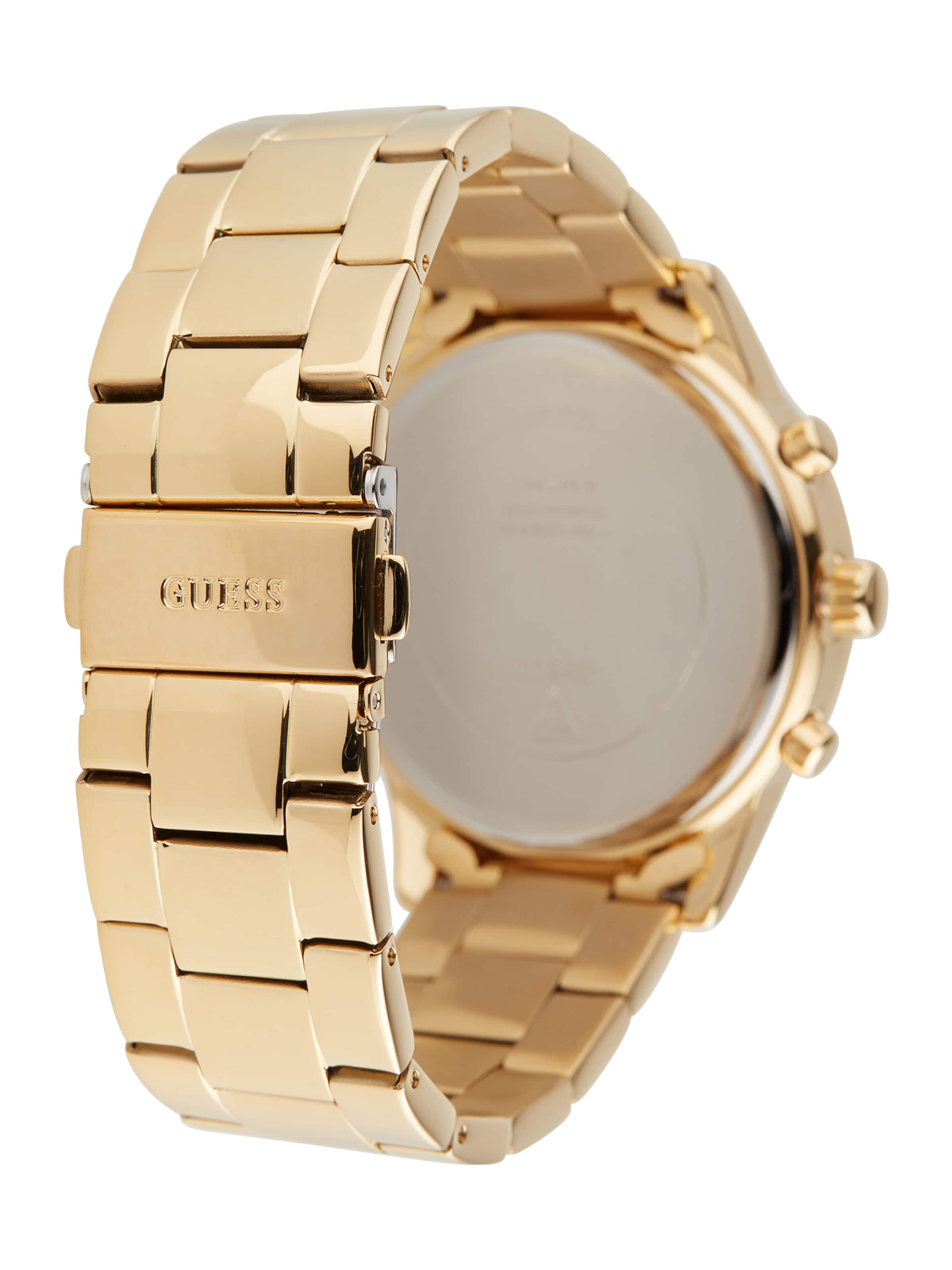 GUESS Analógové hodinky 'Solar' - Zlatá