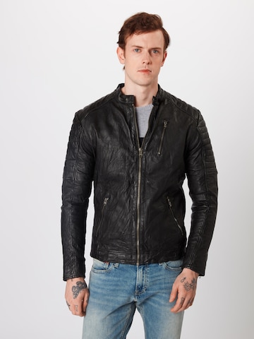 JACK & JONES Übergangsjacke 'Richard' in Schwarz: predná strana