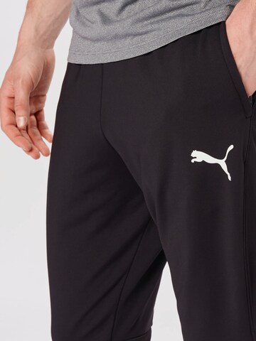 PUMA Slimfit Sporthose in Schwarz