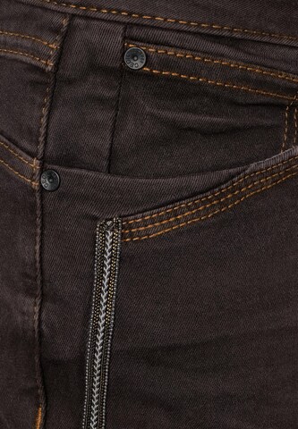 CECIL Slimfit Jeans 'Scarlett' in Braun: predná strana