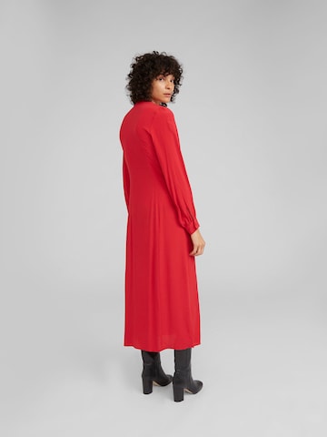 EDITED Shirt Dress 'Leonetta' in Red: back