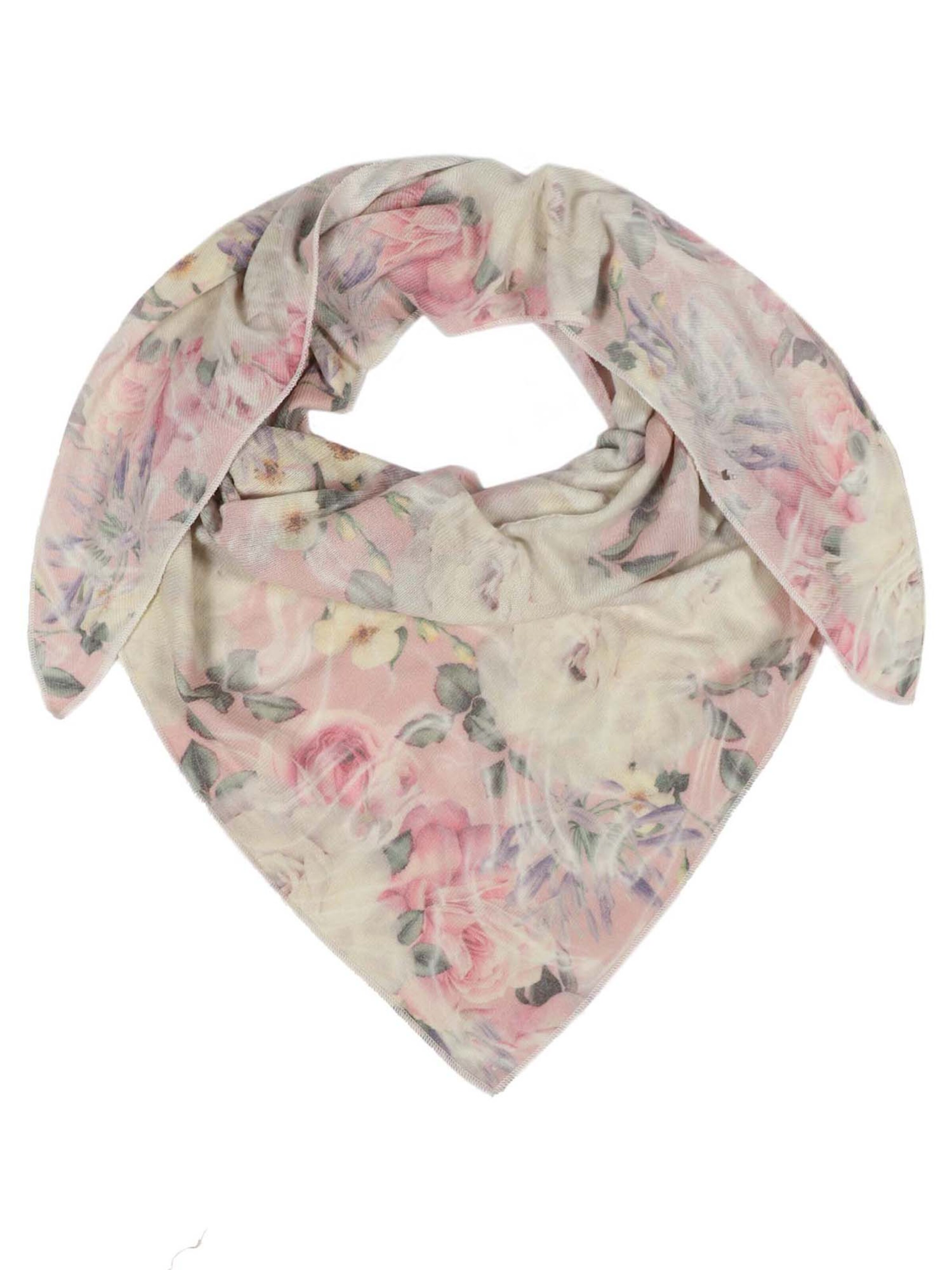 Zwillingsherz - Doek 'Dreieckstuch Rosen ' in de kleur Gemengde kleuren