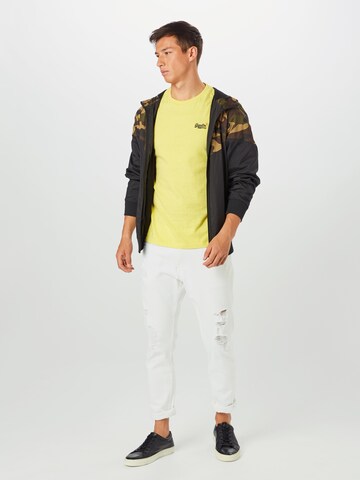 Superdry Regular fit Shirt in Geel