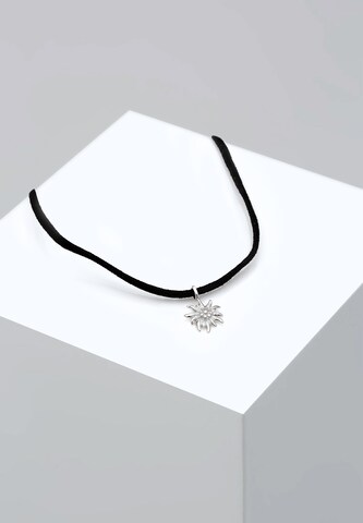 ELLI Choker 'Edelweiss' in Schwarz