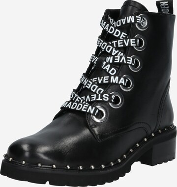 Bottines à lacets 'TESS' STEVE MADDEN en noir : devant