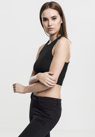 Urban Classics Bandeau Shirt in Black