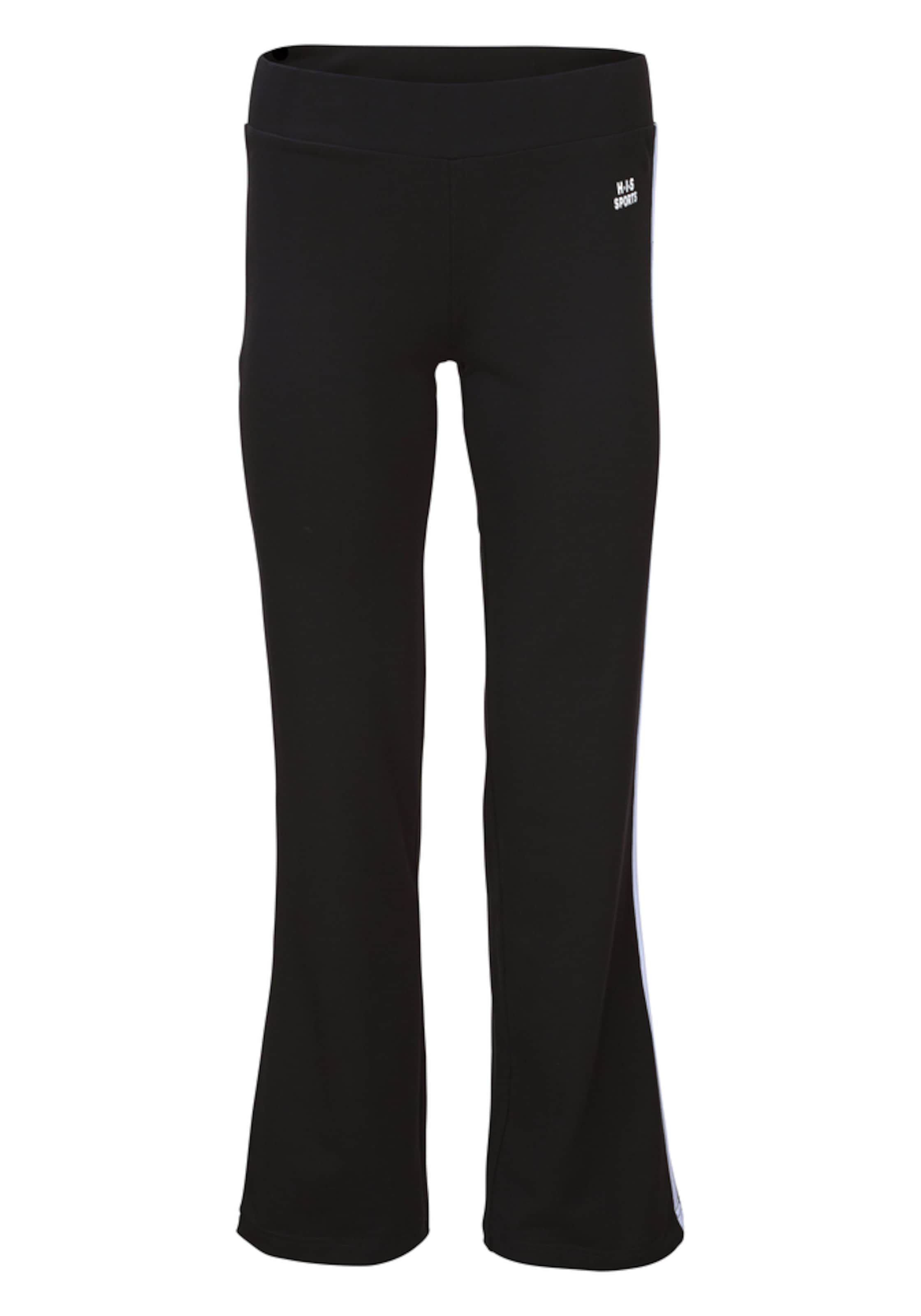 H.I.S Flared Jazzpants in Schwarz: Vorderseite
