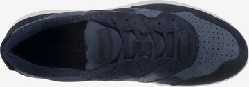 ECCO Sneakers laag 'Soft 5 Black Feather' in Blauw