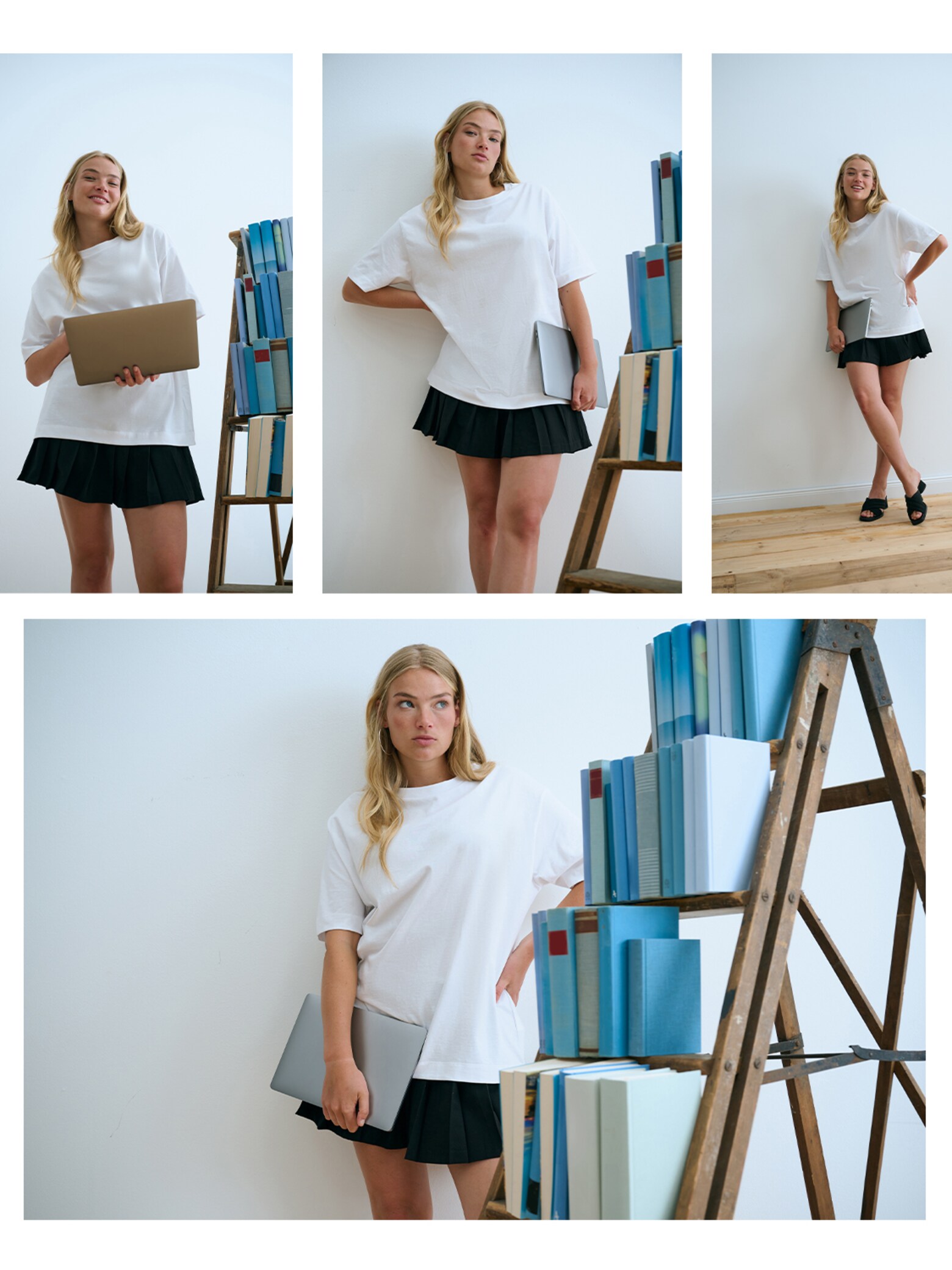 Sophie - Basic Pleated Skirt Look