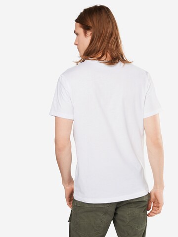 G-STAR - Camisa 'Holorn' em branco: atrás