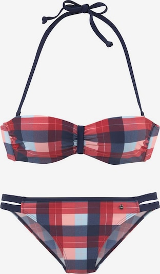 Bikini s.Oliver di colore navy / blu chiaro / rosa / rosso pastello, Visualizzazione prodotti