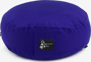YOGISTAR.COM Pillow in Blue: front