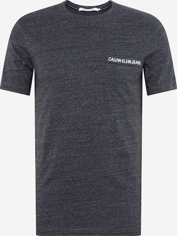 T-Shirt Calvin Klein Jeans en noir : devant