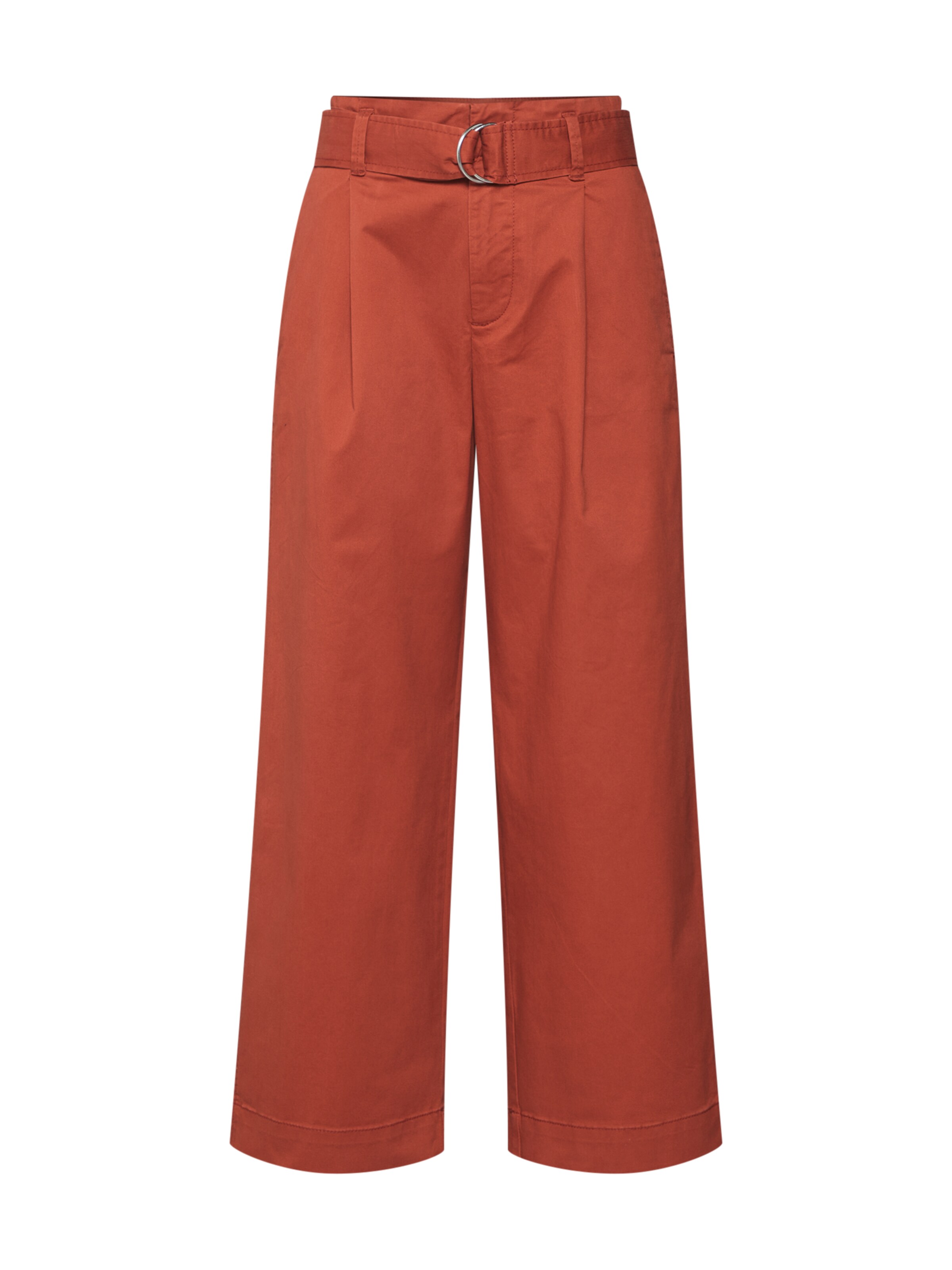GAP - Bandplooibroek 'V-HI-RISE BELTED WIDE LEG' in de kleur Sinaasappel