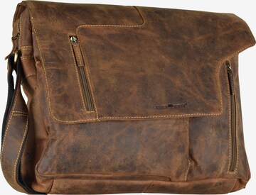 GREENBURRY Crossbody Bag in Brown: front