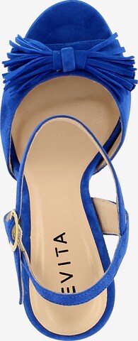 EVITA Strap Sandals in Blue