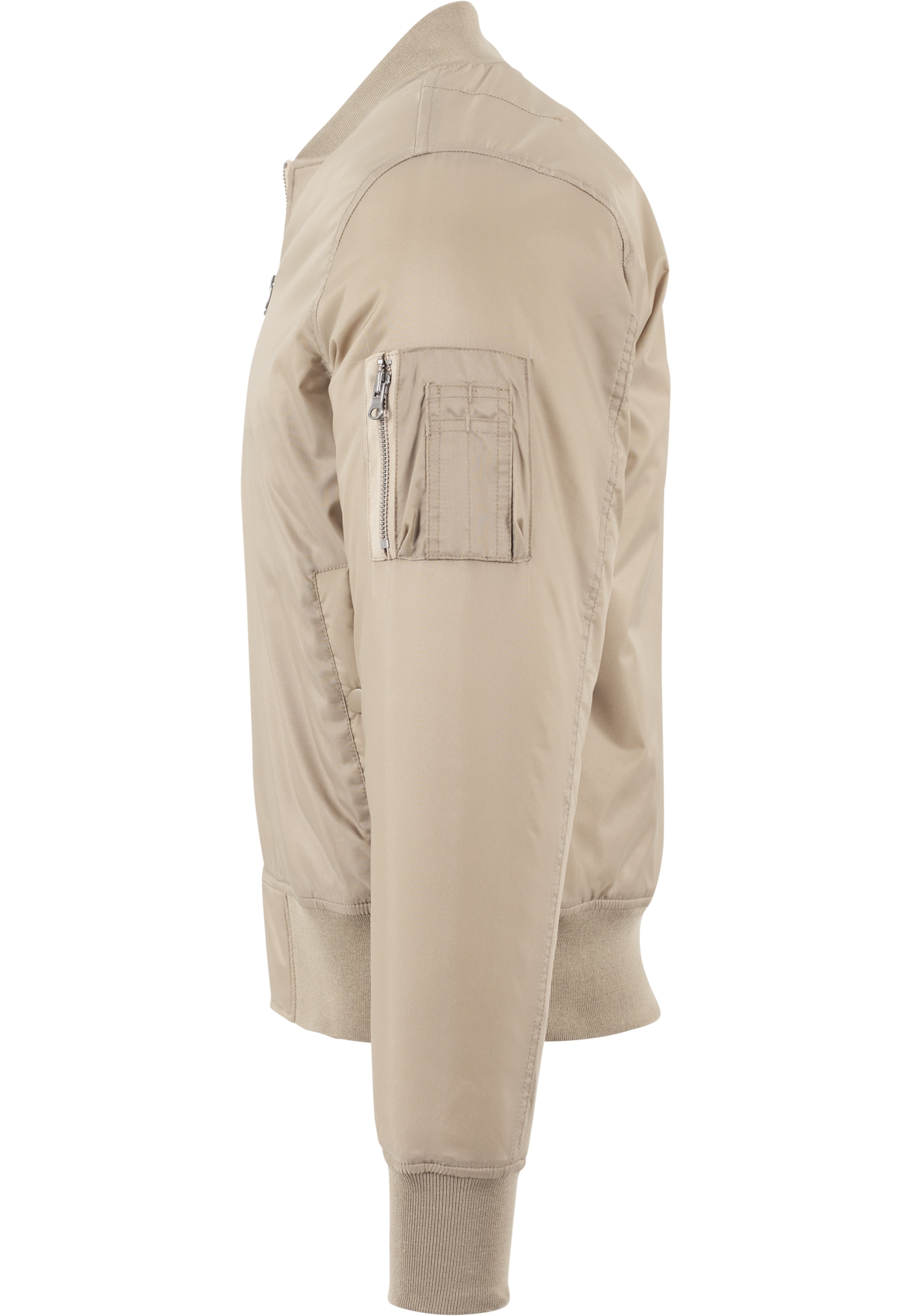 Urban Classics Přechodná bunda ' Basic Bomber Jacket ' – béžová