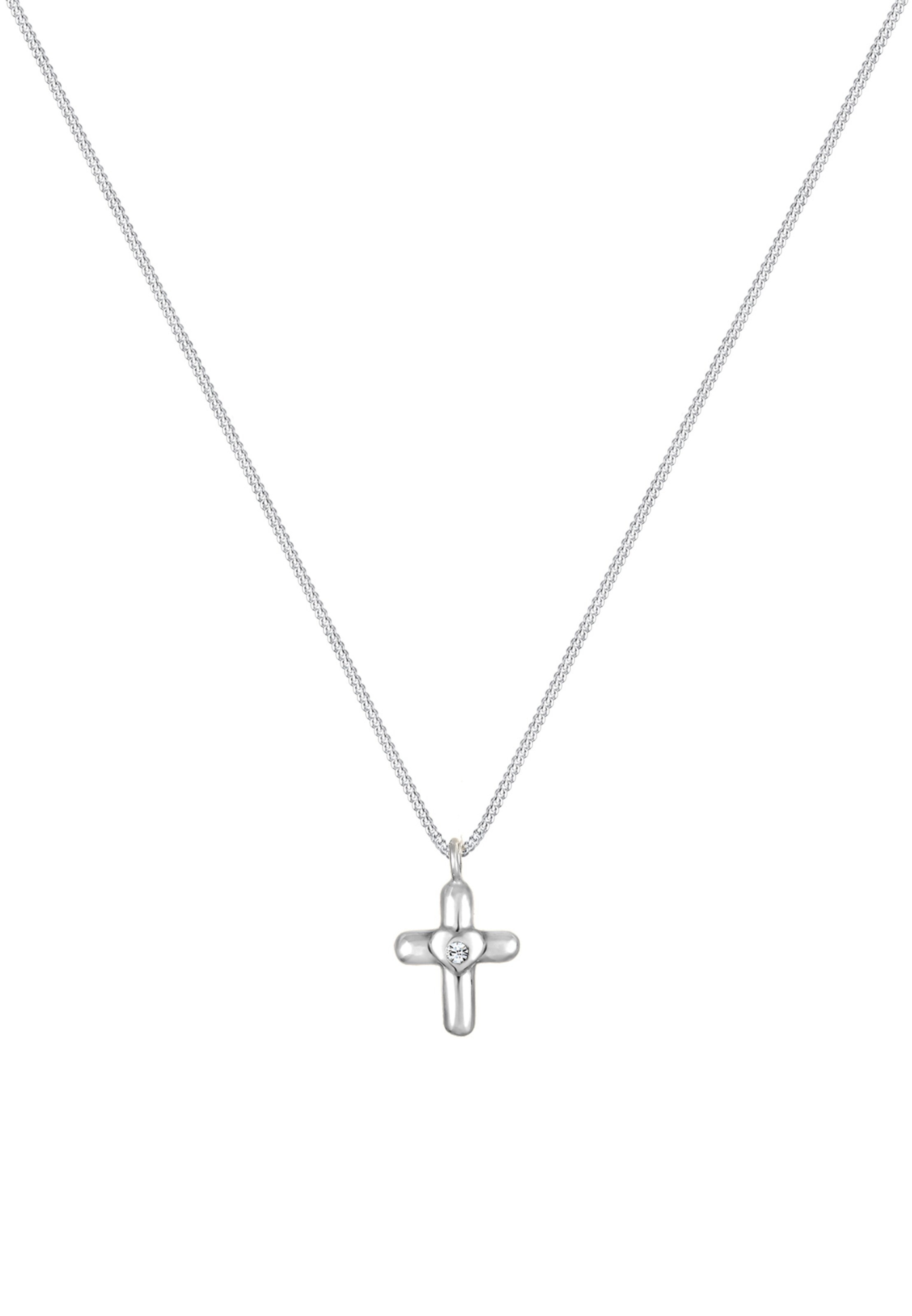 Chaîne 'Herz Kreuz' ELLI en argent