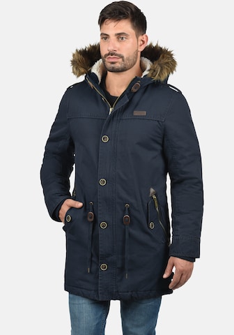 INDICODE JEANS Parka 'Pulsoor' in Blau: predná strana