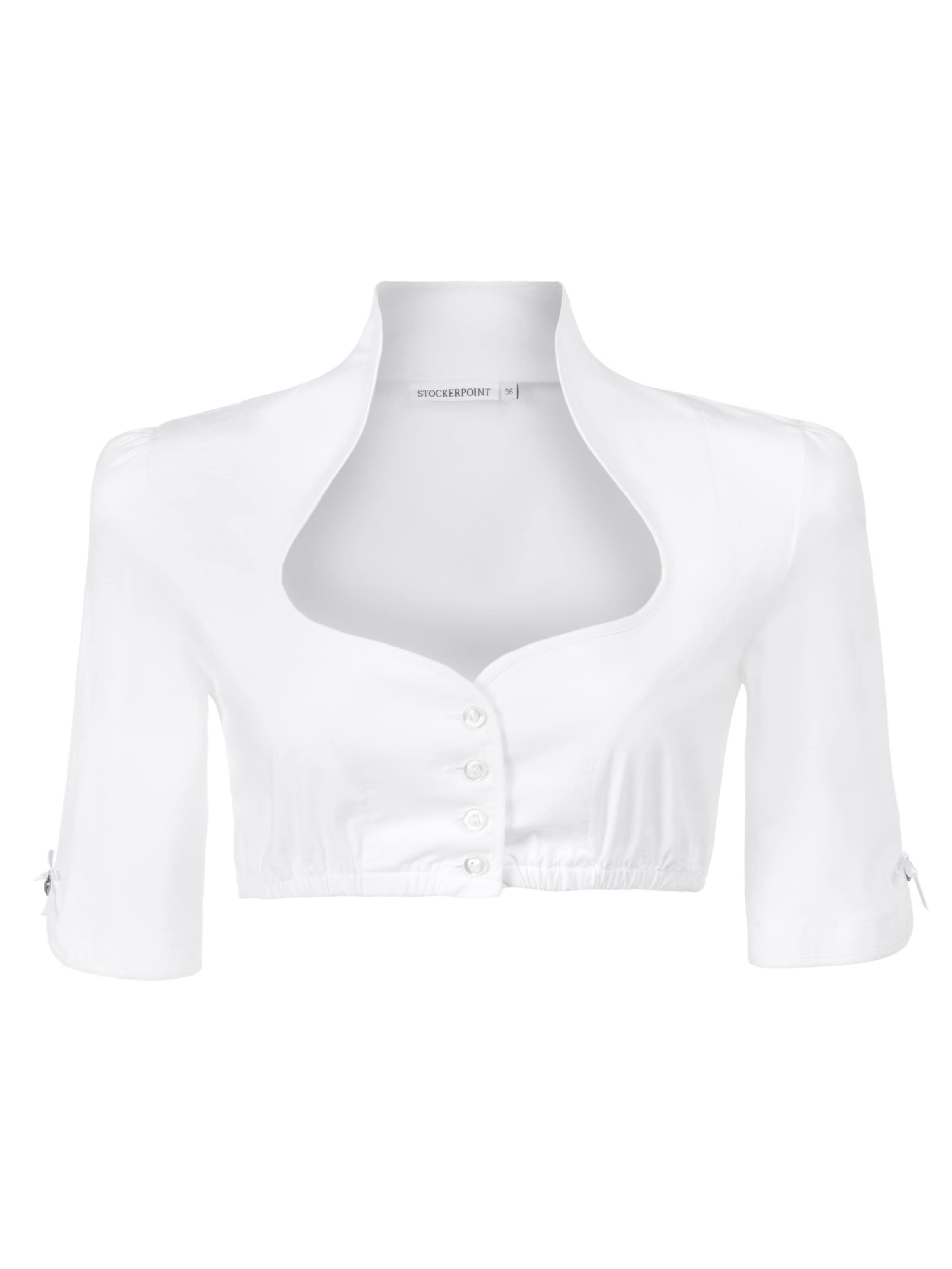 STOCKERPOINT Klederdracht blouse in Wit: voorkant
