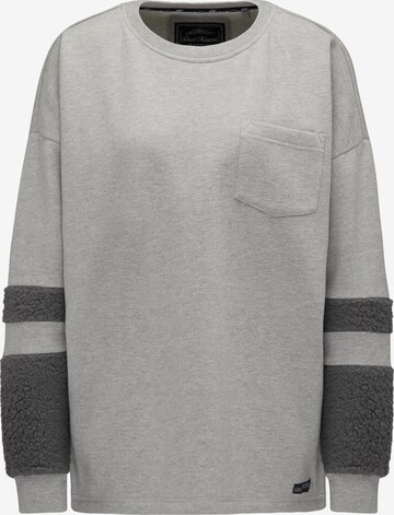 DREIMASTER Sweatshirt in Grau: predná strana