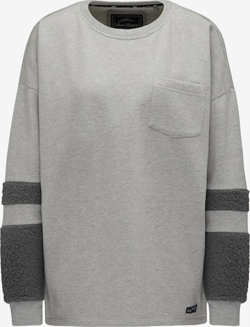 DREIMASTER Sweatshirt in Grau: predná strana