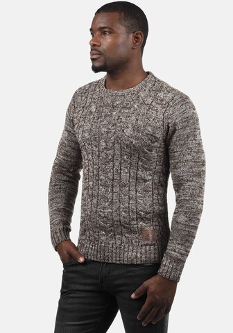 Pull-over 'Philemon' !Solid en marron : devant