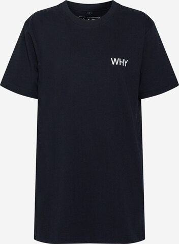 Merchcode Shirt 'Why' in Zwart: voorkant