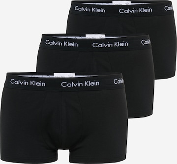 Boxeri de la Calvin Klein pe negru: față
