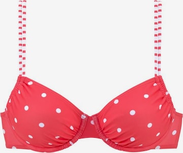 s.Oliver - Clásico Top de bikini 'Audrey' en rojo: frente