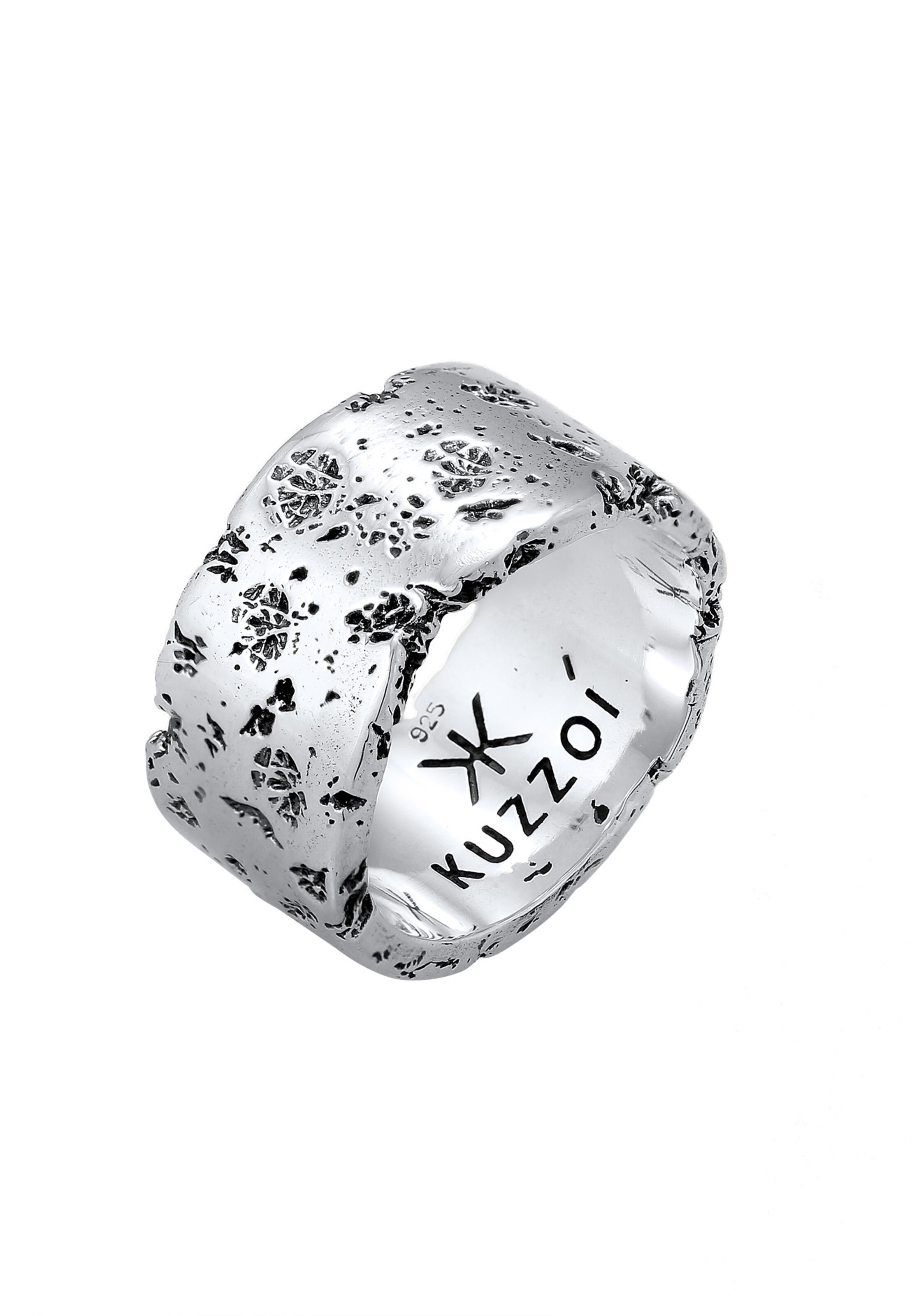 KUZZOI Ring i sølv: forside
