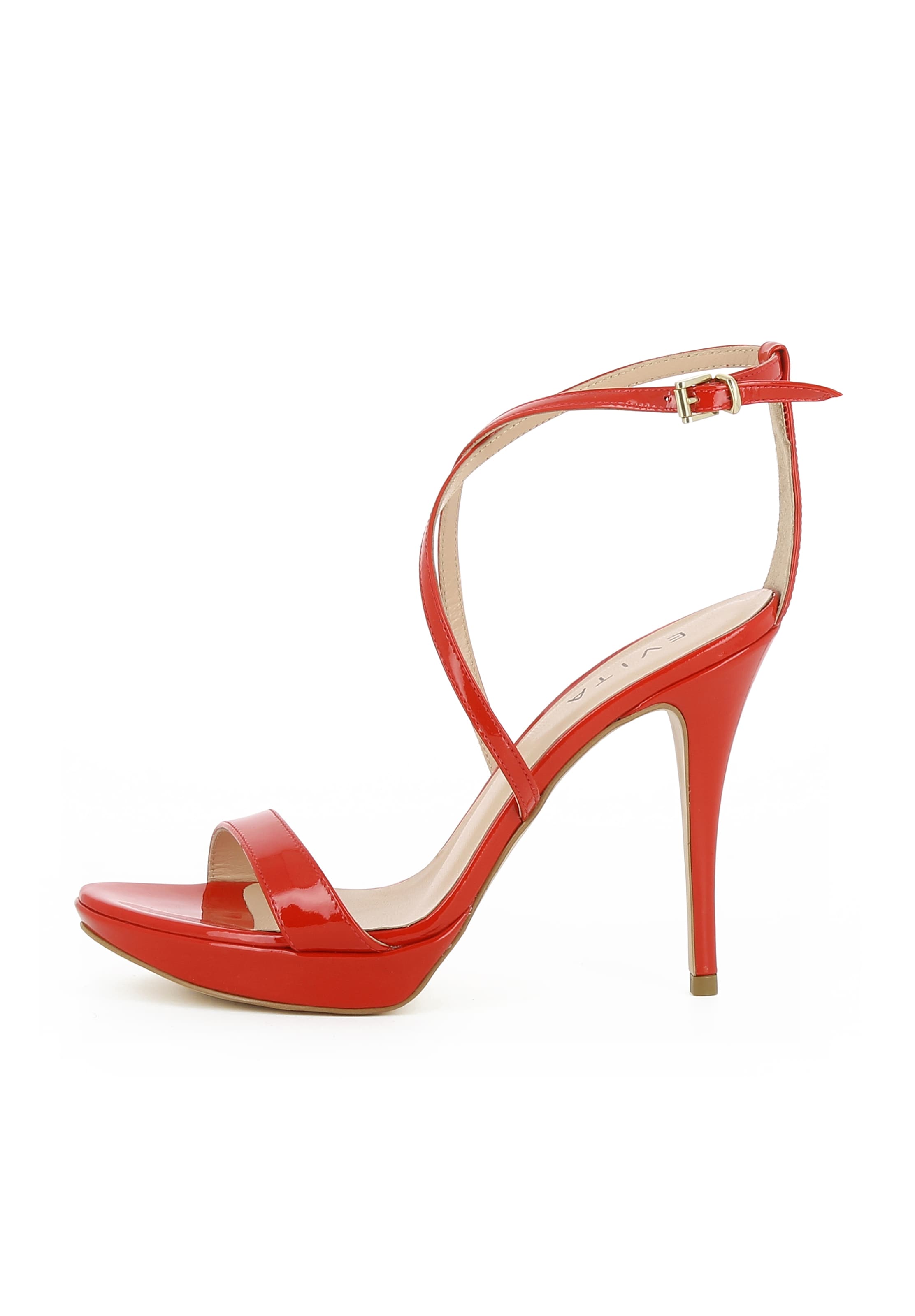 EVITA Sandalen met riem 'Valeria' in Rood