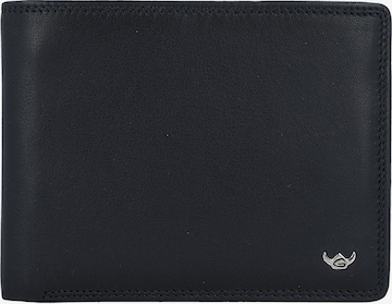 GOLDEN HEAD Wallet 'Polo' in Black: front