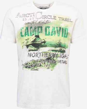 CAMP DAVID Regular Fit Shirt in Weiß: predná strana