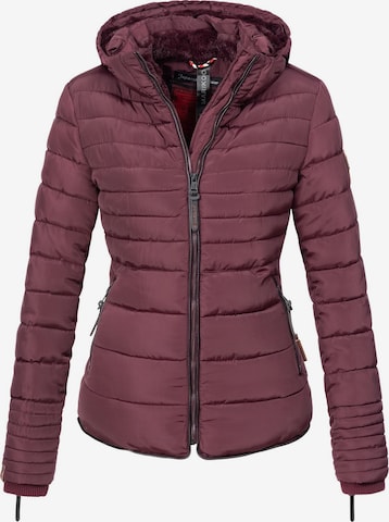 Veste d’hiver 'Amber' MARIKOO en rouge : devant