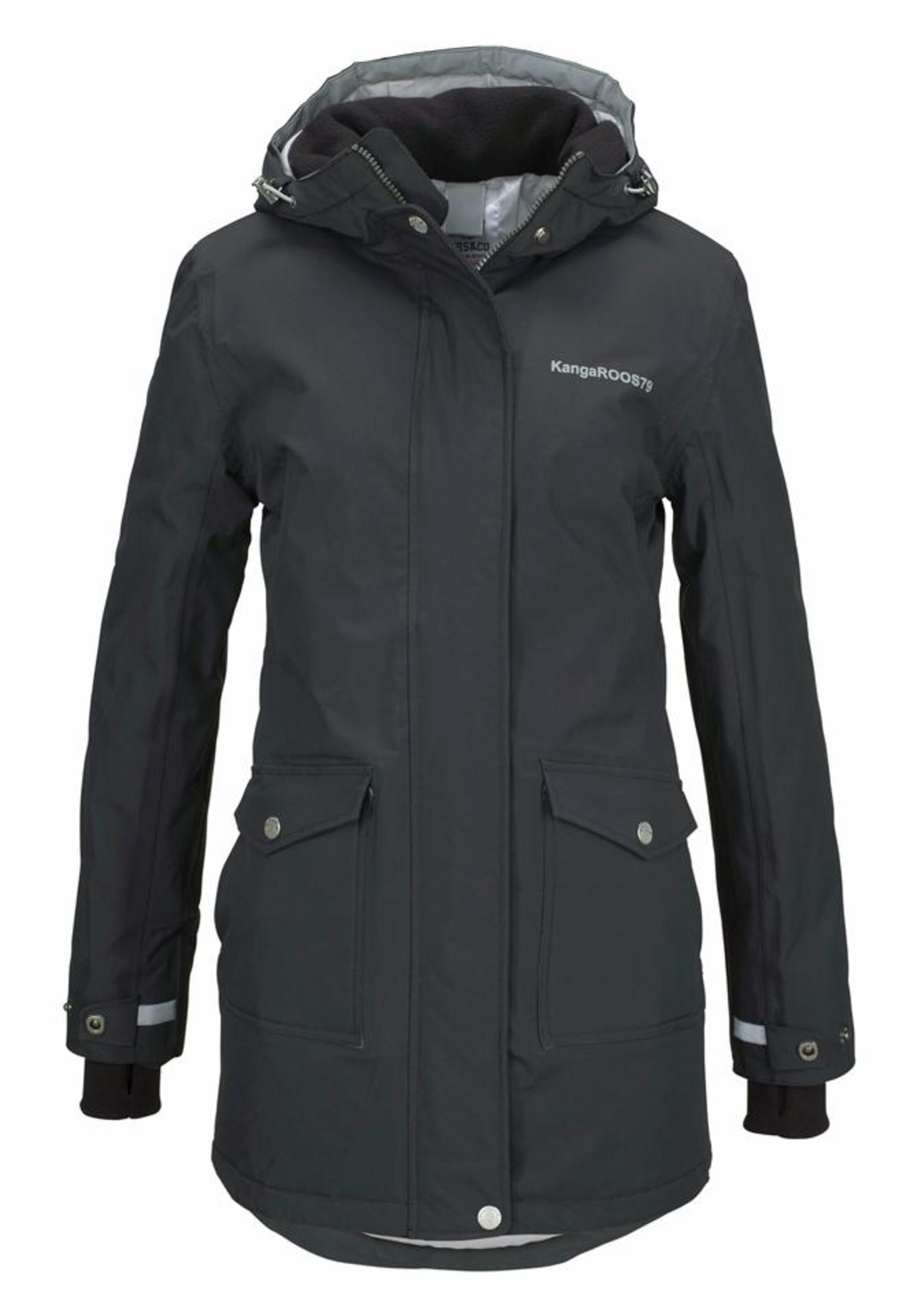 KangaROOS - Parka in schwarz