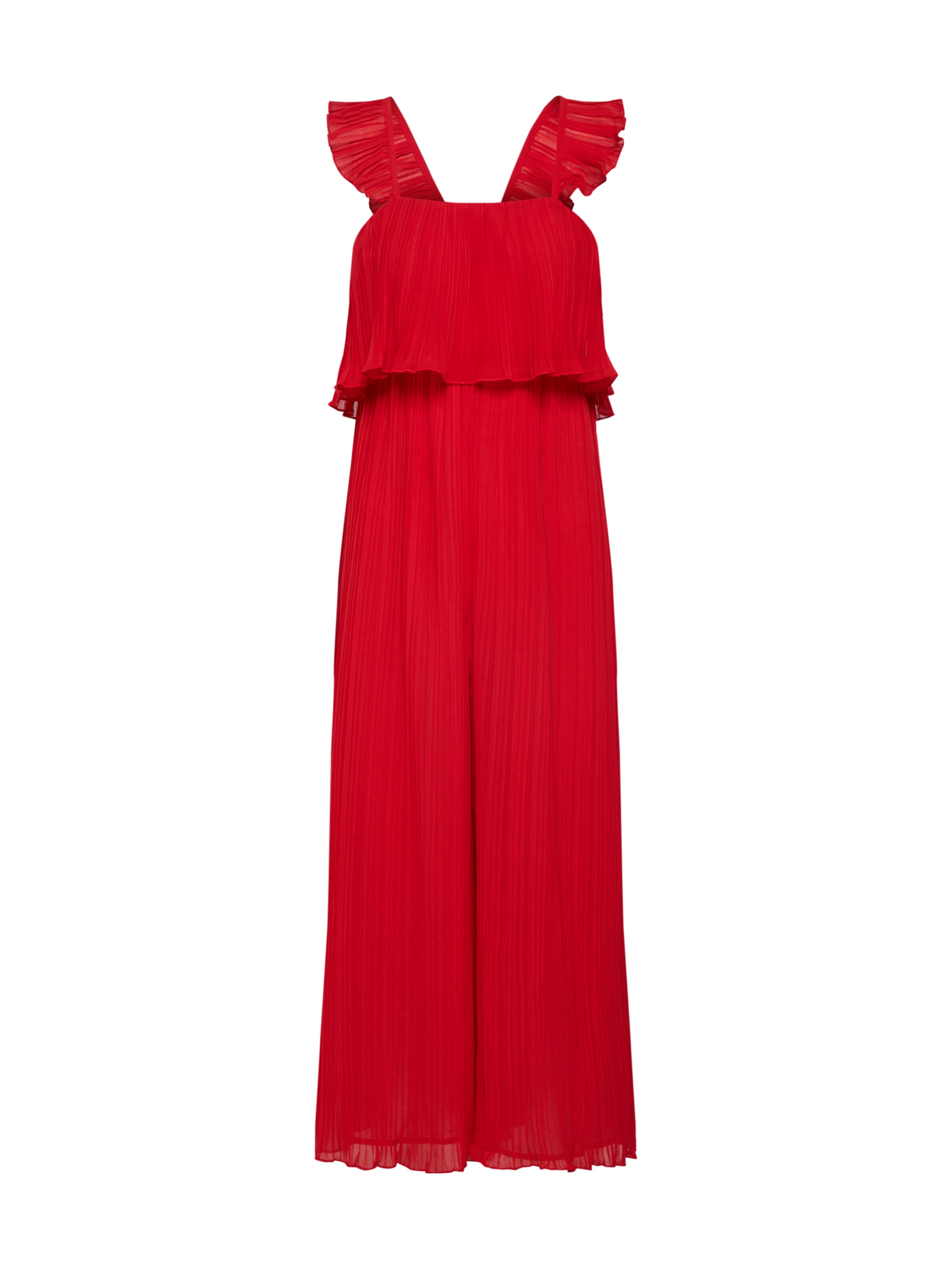 NEW LOOK - Jumpsuit 'GO PLEAT CHIFFON JSUIT' in de kleur Rood