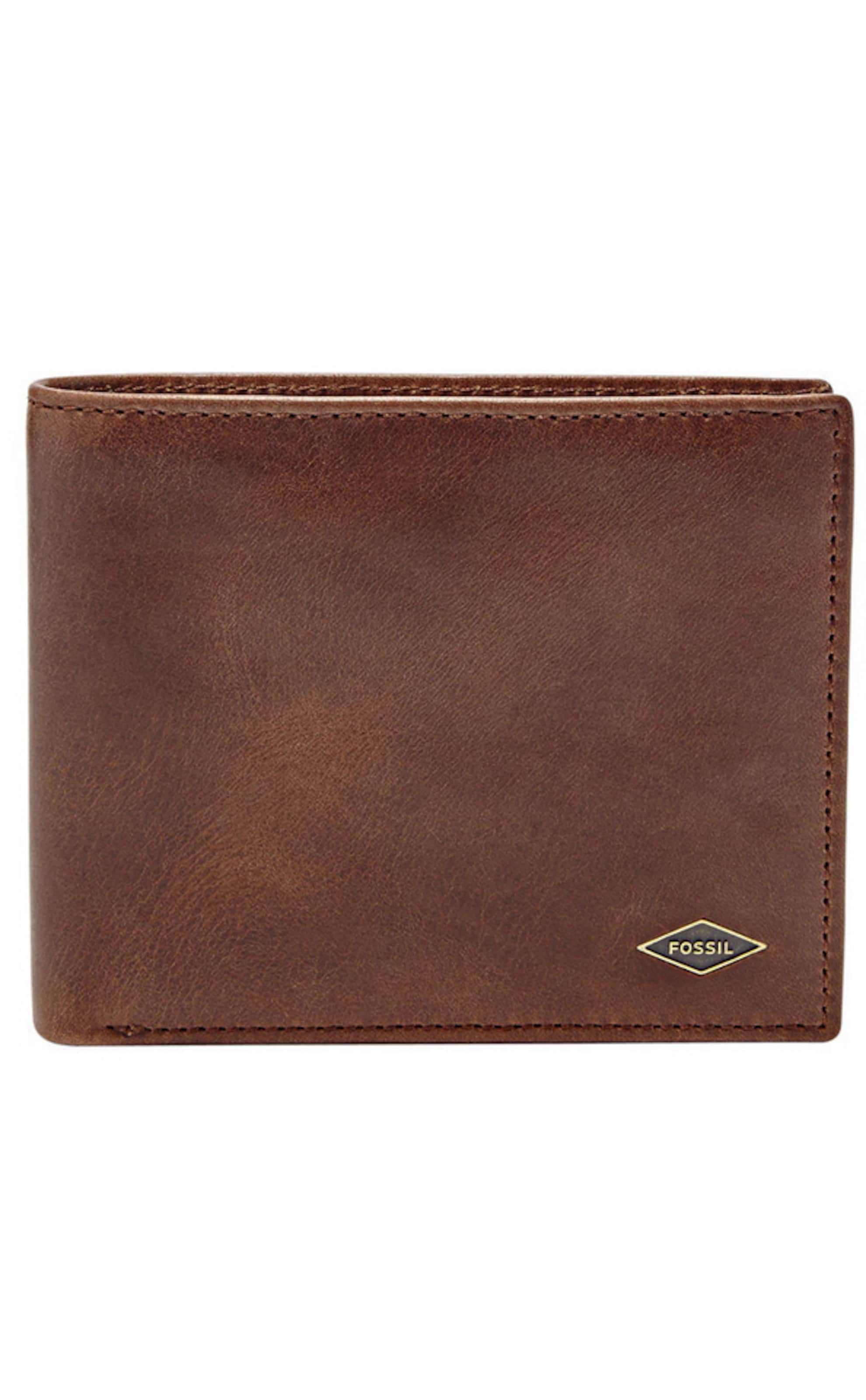 Porte-monnaies 'Ryan' FOSSIL en marron : devant