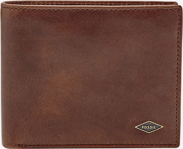 Porte-monnaies 'Ryan' FOSSIL en marron : devant