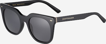 Kapten & Son - Gafas de sol 'Florence All Black' en negro: frente