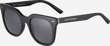 Kapten & Son Sunglasses 'Florence All Black' in Black: front