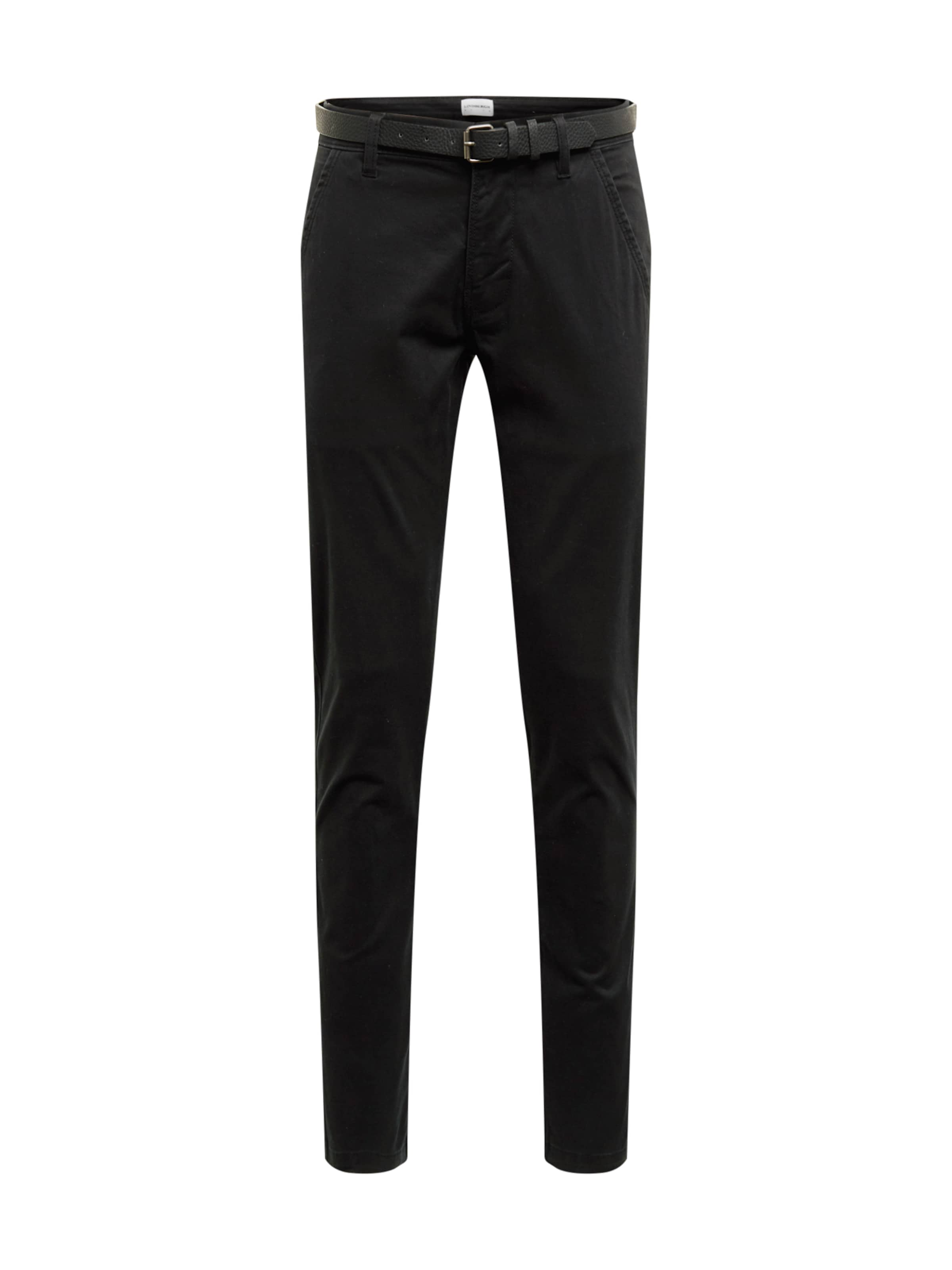 Pantalon chino 'Classic' Lindbergh en noir : devant
