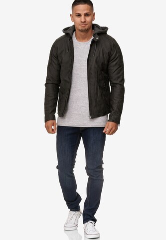 INDICODE JEANS Between-Season Jacket in Black