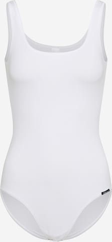 Body a maglietta di Skiny in bianco: frontale