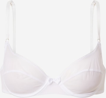 blush Lingerie Regular Bra 'Beate' in White: front